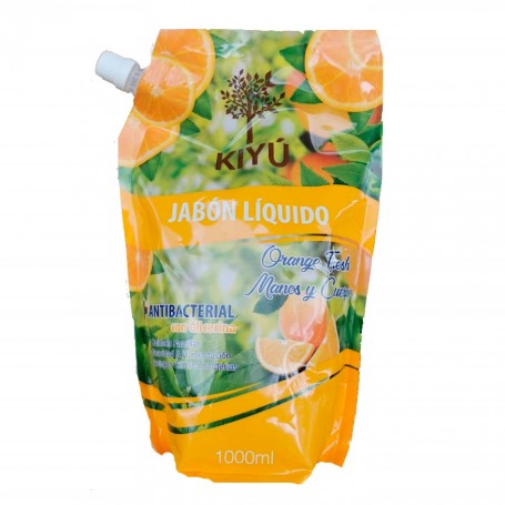 JABON LIQUIDO KIYU ORANGE FRESH 1000cc