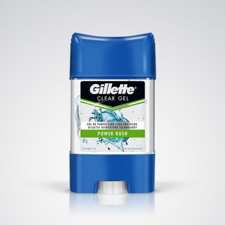 DESODORANTE GILLETTE GEL POWER RUSH 82GR