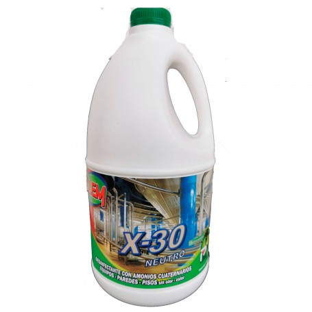 AMONIO DESINFECTANTE BLEM X-30 NEUTRO 4LT