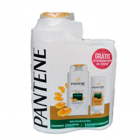 PACK PANTENE SHAMPOO RESTAURACION 700ml + ACONDICIONADOR 200ML