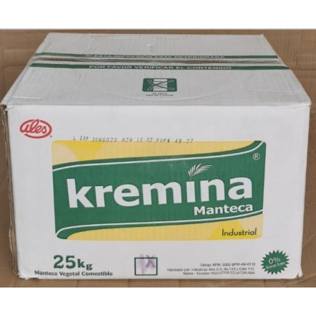 MANTECA KREMINA BLOQUE 25KG