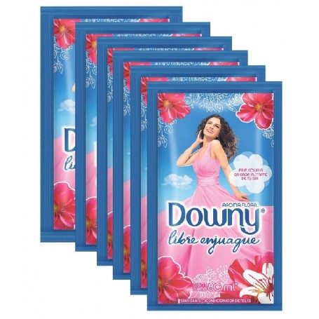 DOWNY L/E FLORAL 80ML X 6UN