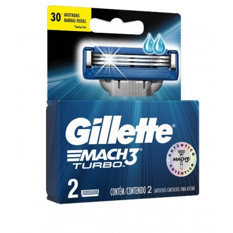 REPUESTO GILLETTE MACH3 TURBO 2UN