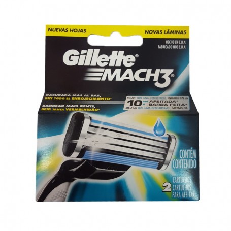 REPUESTO GILLETTE MACH3  2UN