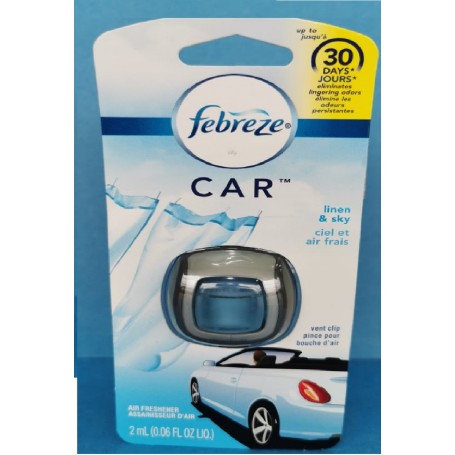 AROMATIZANTE FEBREZE CAR LINEN Y SKY 2ML