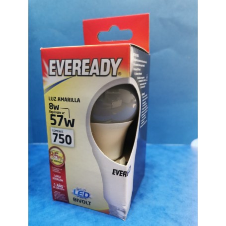 FOCO EVEREADY LUZ AMARILLA 57W  750 LUMENES