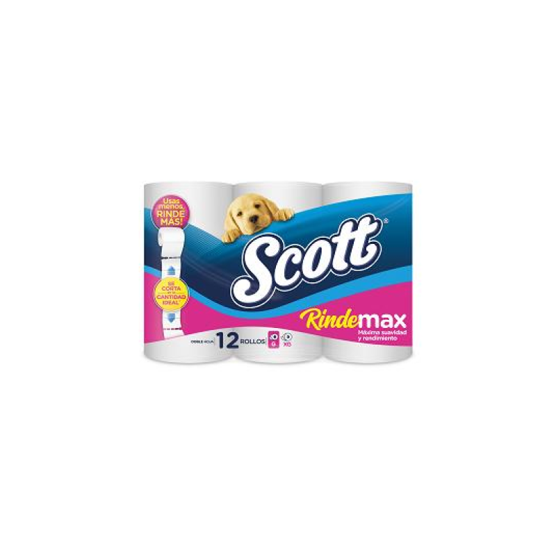 scottex papel higienico 12 rollos - delaUz