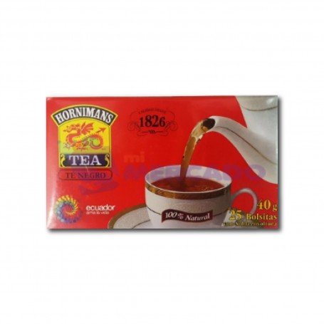 TE  HORNIMANS X 25 FUNDAS