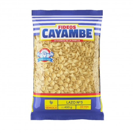 FIDEO CAYAMBE LAZO N°3 400gr