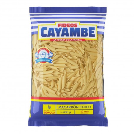 FIDEO CAYAMBE MACARRÓN 400gr