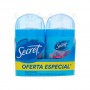 DESODORANTE SECRET BARRA POWDER PROTECT PACK 2UN