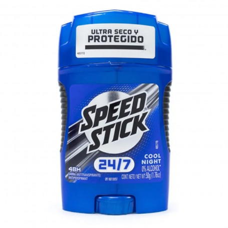 DESODORANTE SPEED STICK 24/7 AP COOL NIGHT BAR 50g