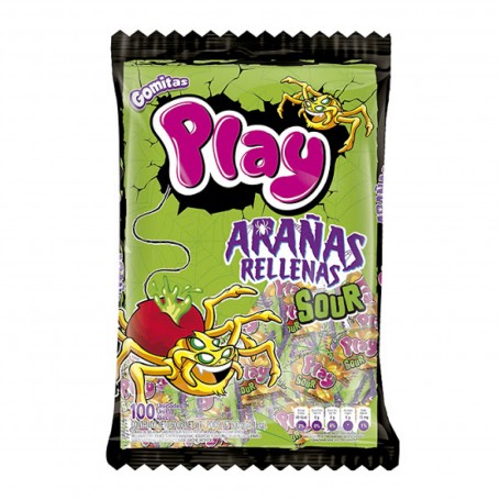 PLAY ARAÑAS RELLENAS ACIDAS 100un