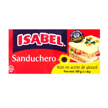 ATÚN ISABEL SANDUCHERO BIPACK 80g