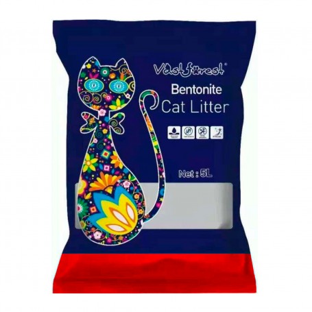 ARENA DE GATOS VAST FOREST 4KG ROSAS