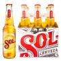 CERVEZA SOL 330ml BOTELLA SIXPACK