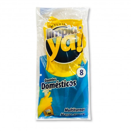 GUANTE LIMPIAYA AMARILLO T 8