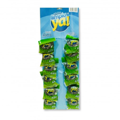 LIMPIAYA LOTERO ESPIRAL ACERO X12UN