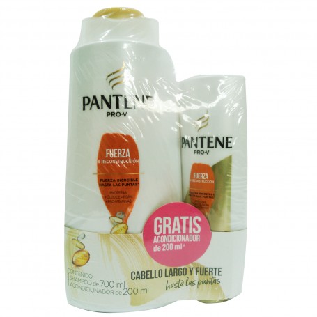 SHAMPOO PANTENE FUERZA Y RECONSTRUCCIÓN + ACONDICIONADOR