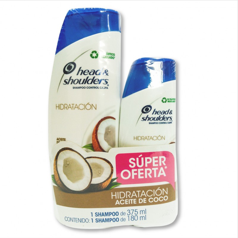 SHAMPOO HEAD AND SHOULDERS COCO 375ML + SHAMPOO 180ML