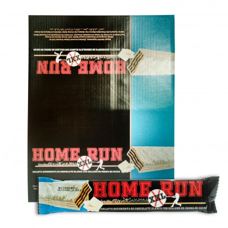 WAFER HOME RUN CHOCOLATE BLANCO 24PIZ