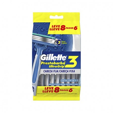 AFEITADORA PRESTOBARBA FIJA PAGUE 6 LLEVE 8