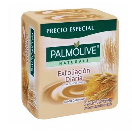 JABÓN PALMOLIVE AVENA & AZUCAR 3 X 120G