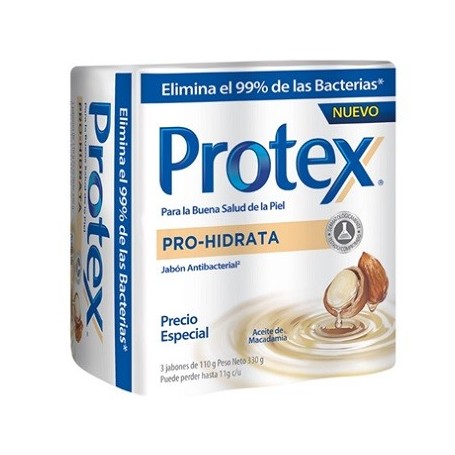 JABÓN PROTEX PRO-HIDRATA   3 X 110G