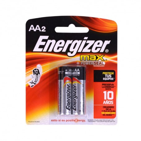 PILA ENERGIZER ALK AA  2UN