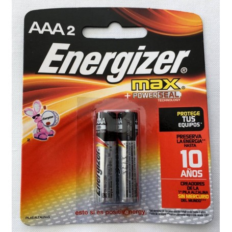 PILA ENERGIZER ALK AAA  2UN