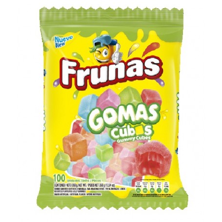 FRUNAS GOMAS CUBOS X 100 UN